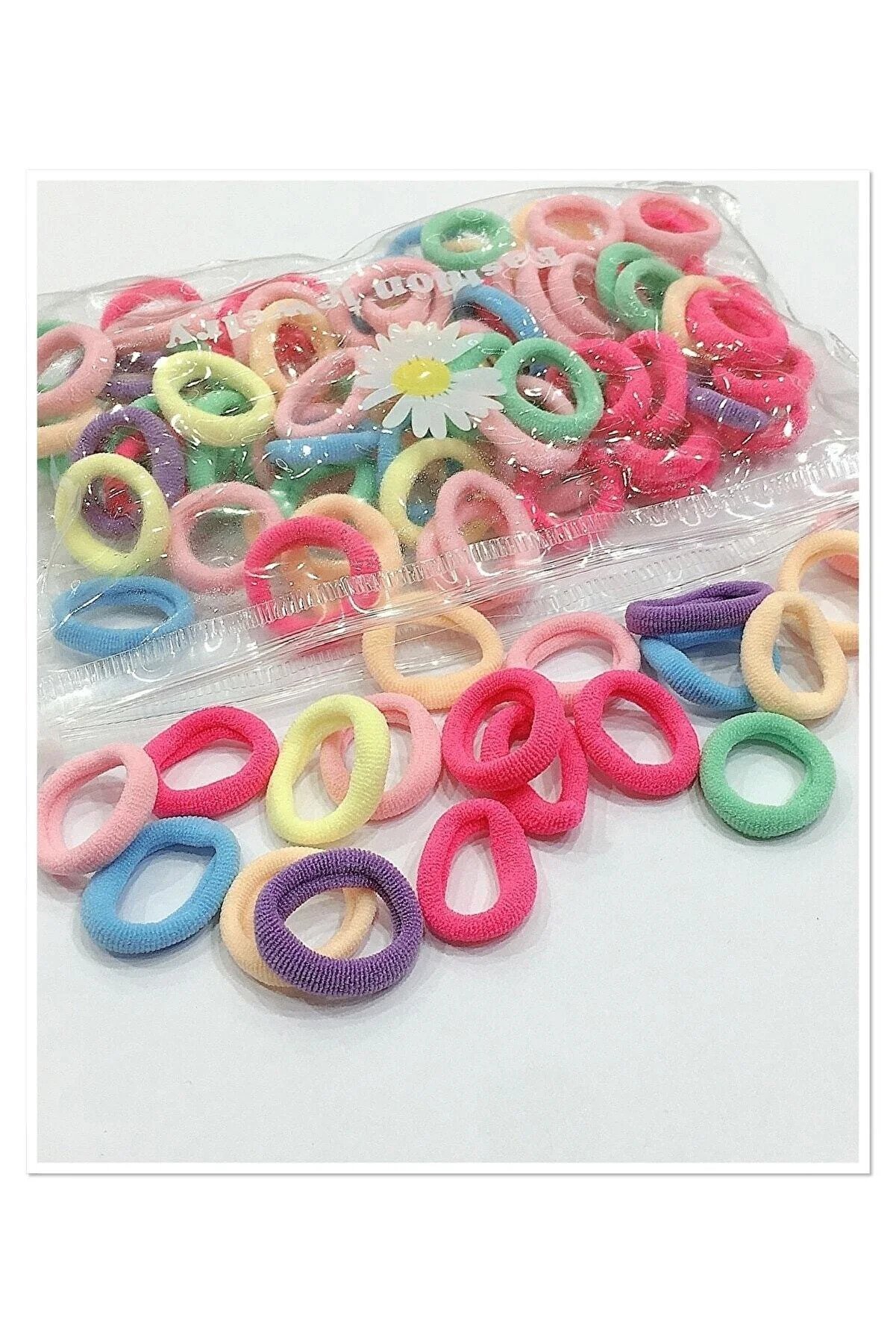 MirrorTOY 100 Mini Rubber Buckles with Transparent Bag