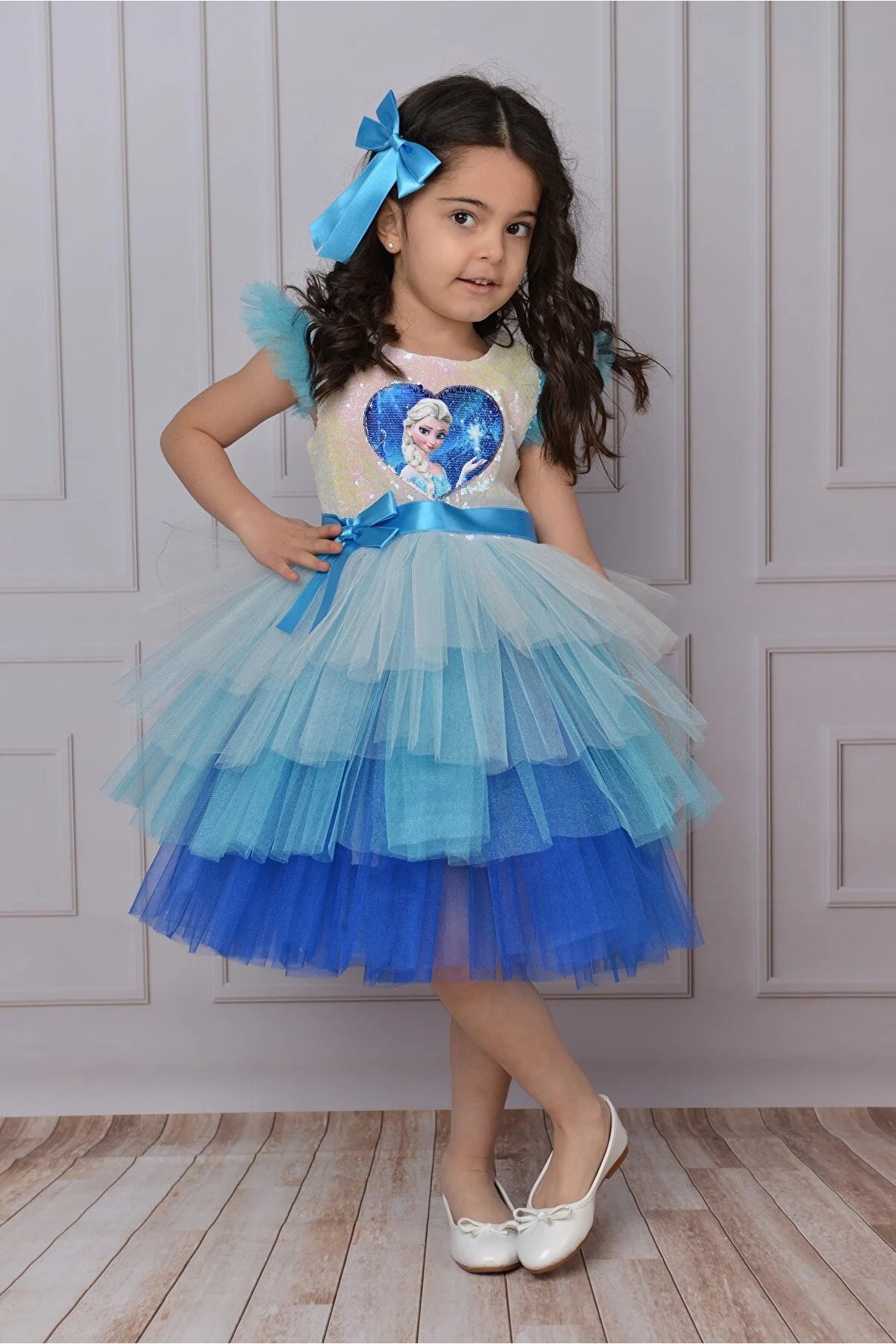 Mixie Elsa Birthday, Tulle Evening Dress