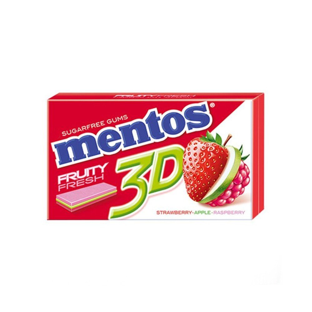 MENTOS 3D FINSEAL STRAWBERRY