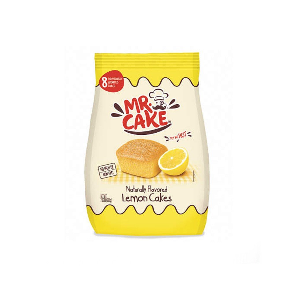 Mr Brownie Naturally Flavored Lemon Cakes