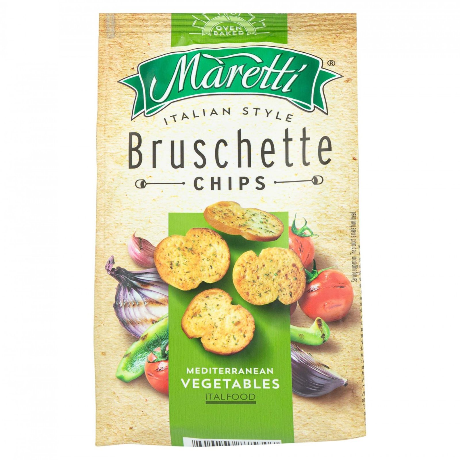 Maretti Bruschette Chips Mediterranean Vegetables 70G