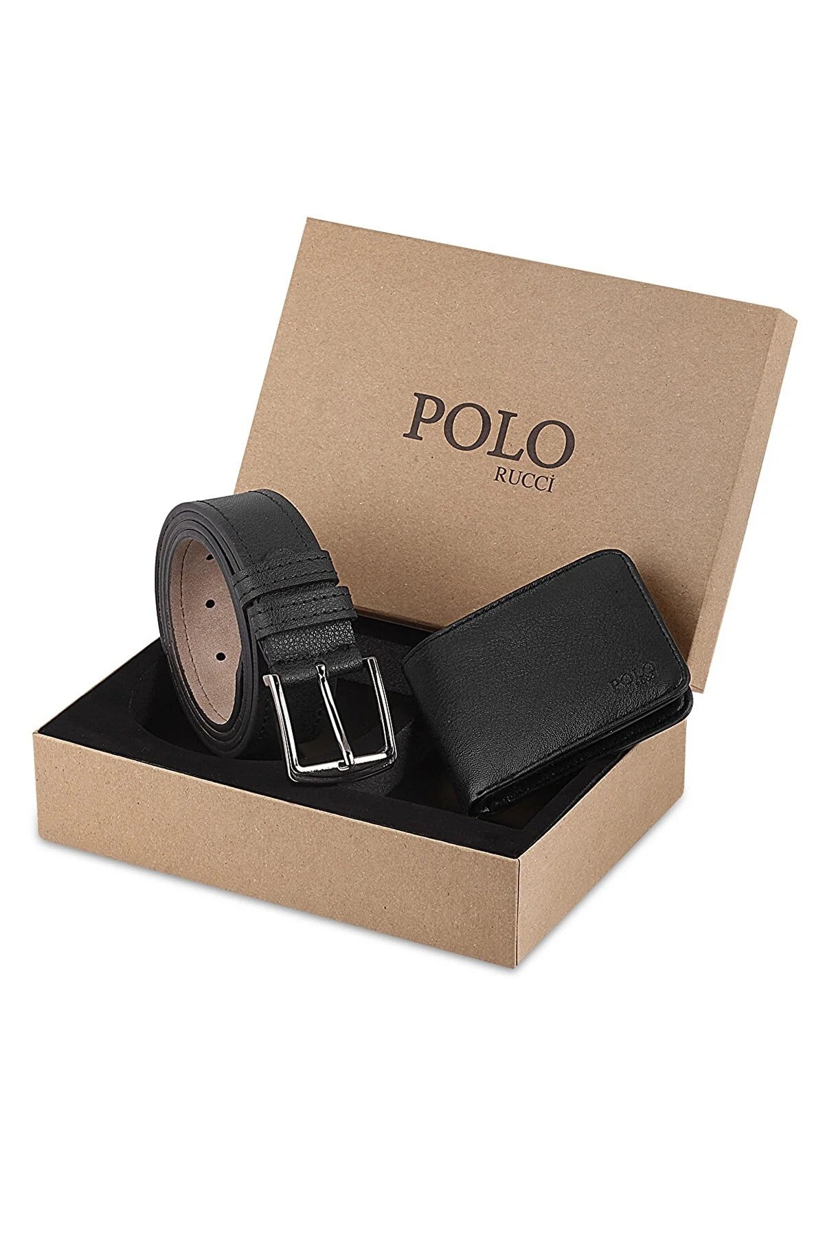 POLO Rucci Boxed Men's Belt Wallet Set