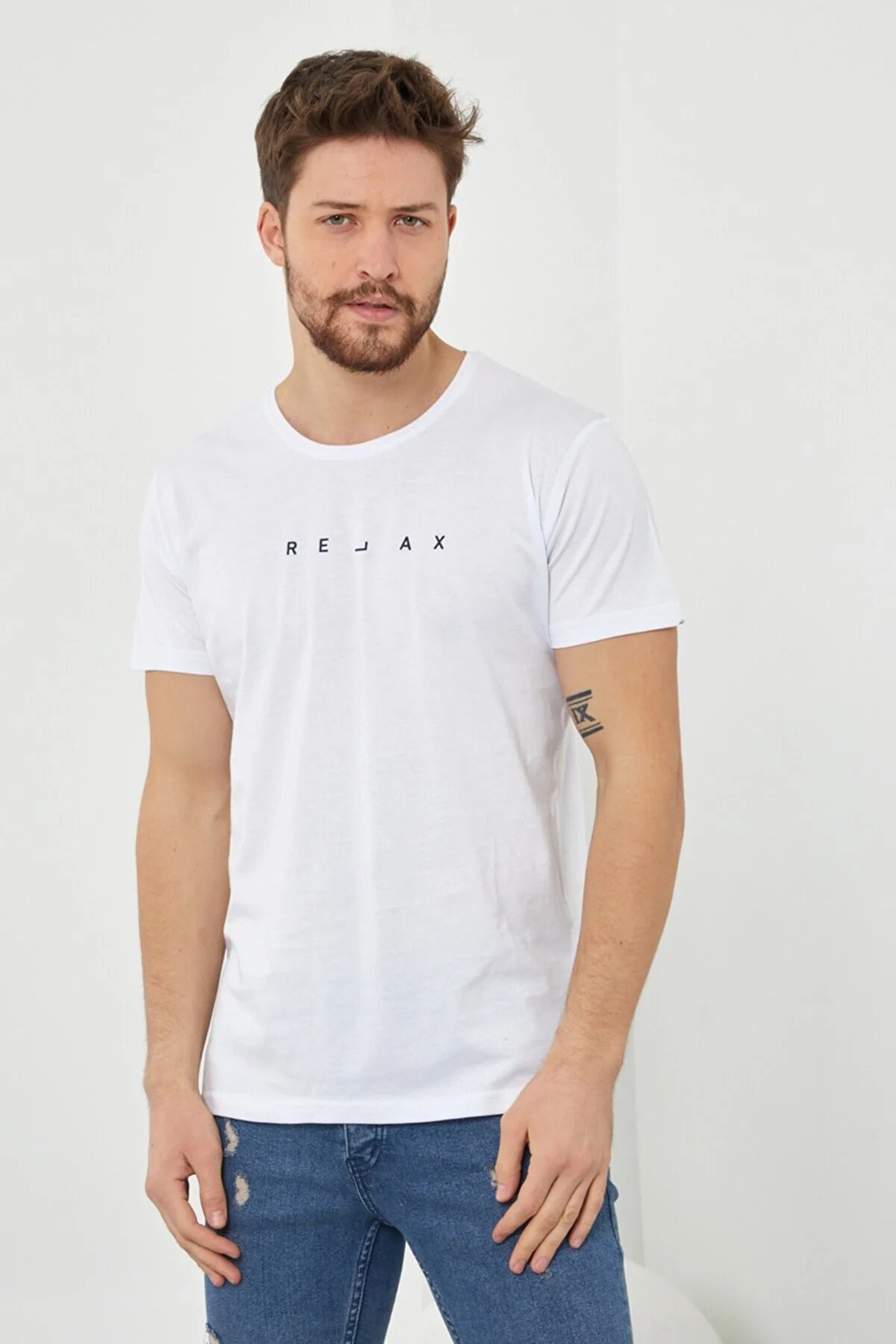 COOL STYLE Men's  Printed Slim Fit T-shirt