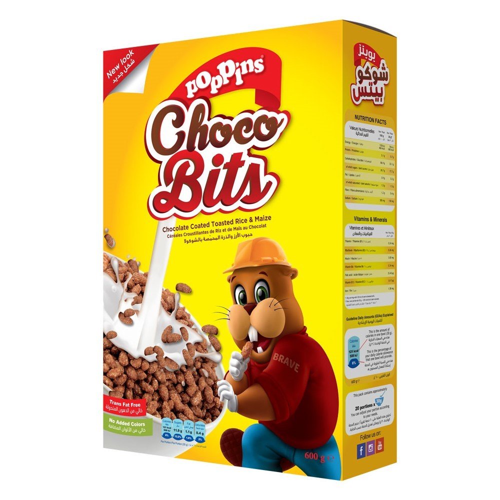 Poppins Choco Bits 600G