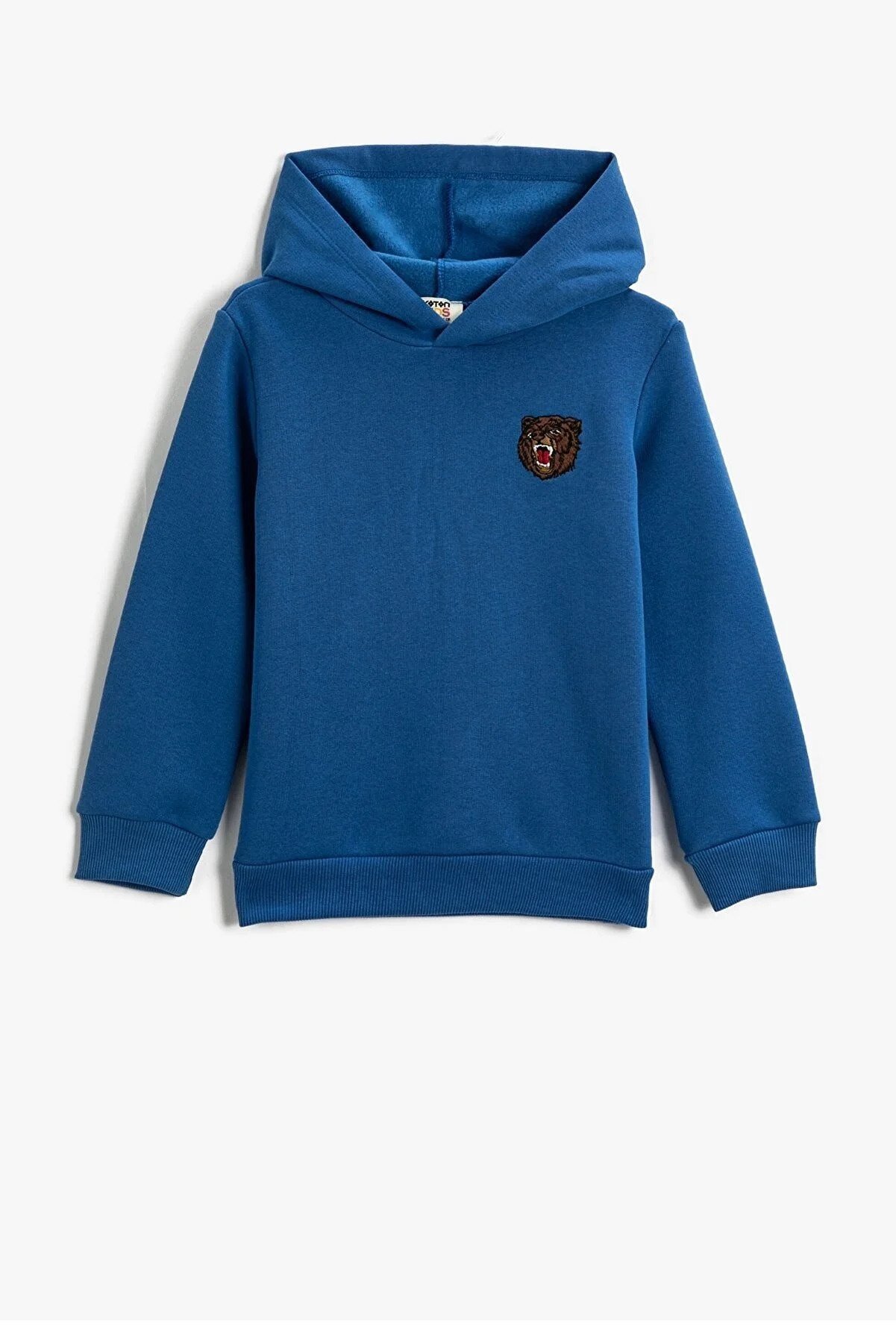 Koton Boy's Basic Printed Detailed Hooded Sweatshirt