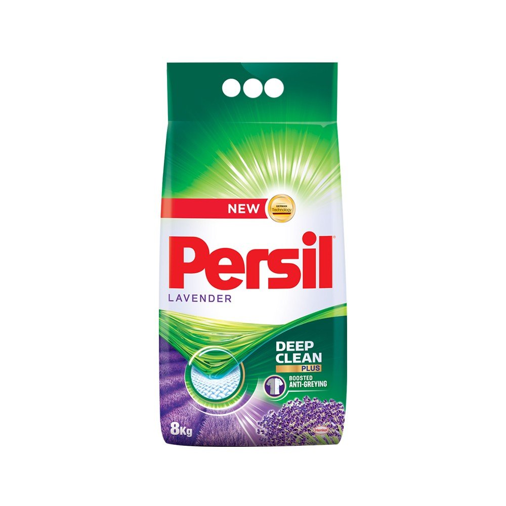 Persil Lavender Powder Laundry Detergent 8Kg, Laundry Detergent Powder with Deep