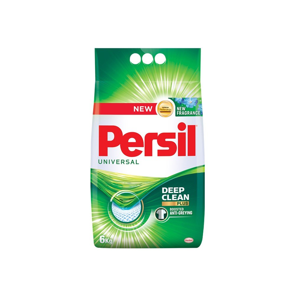 Persil Universal Powder Laundry Detergent 6Kg, Laundry Detergent Powder with Dee