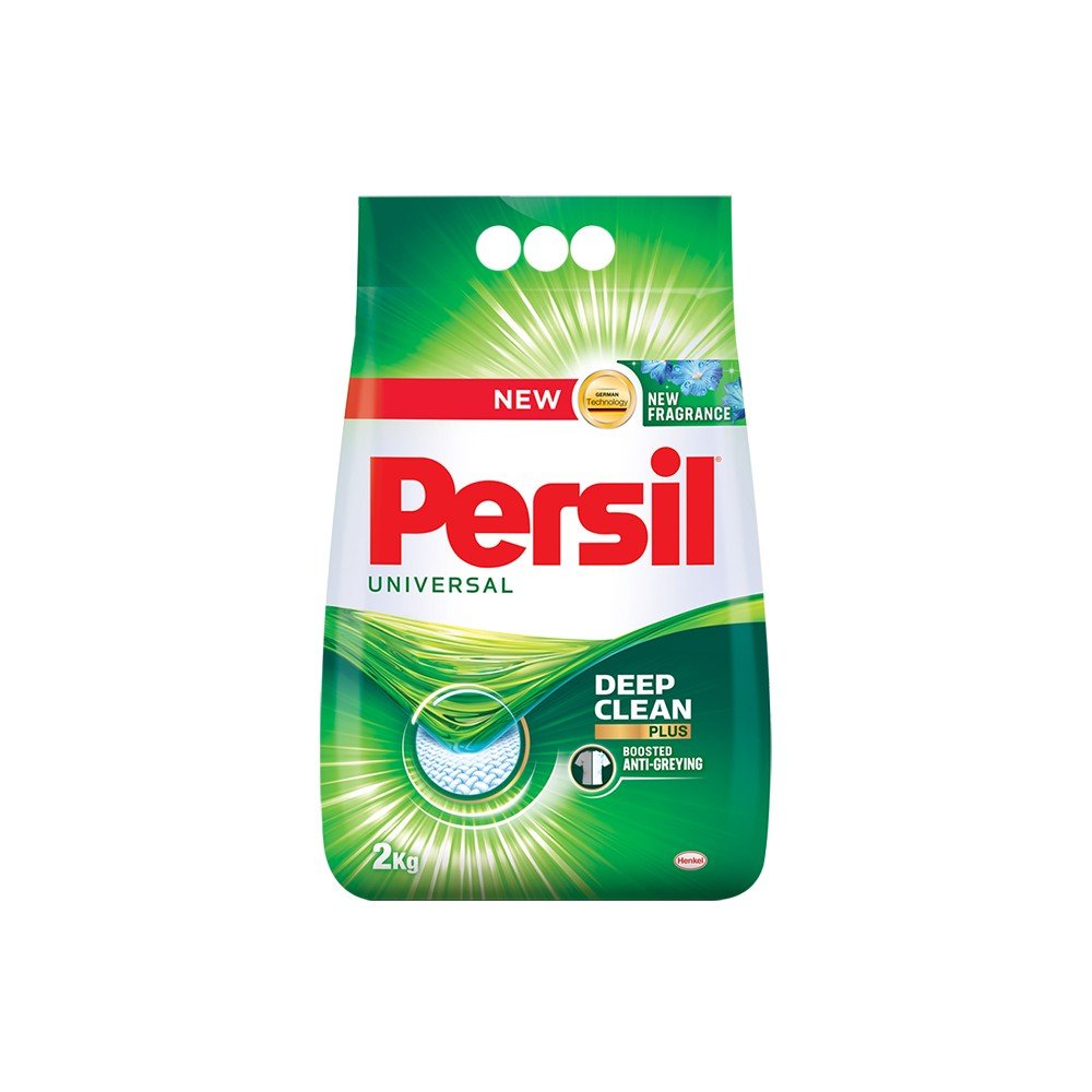 Persil Universal Powder Laundry Detergent 2Kg, Laundry Detergent Powder with Dee