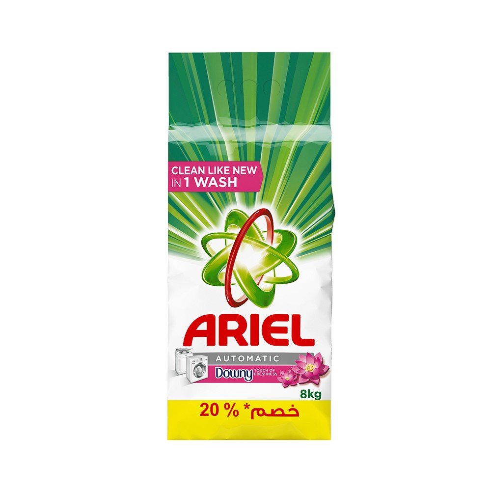 Ariel Automatic Touch Of Downy Powder Laundry Detergent 8kg