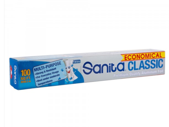 Sanita classic Economical Aluminum Foil 100Sq.Ft