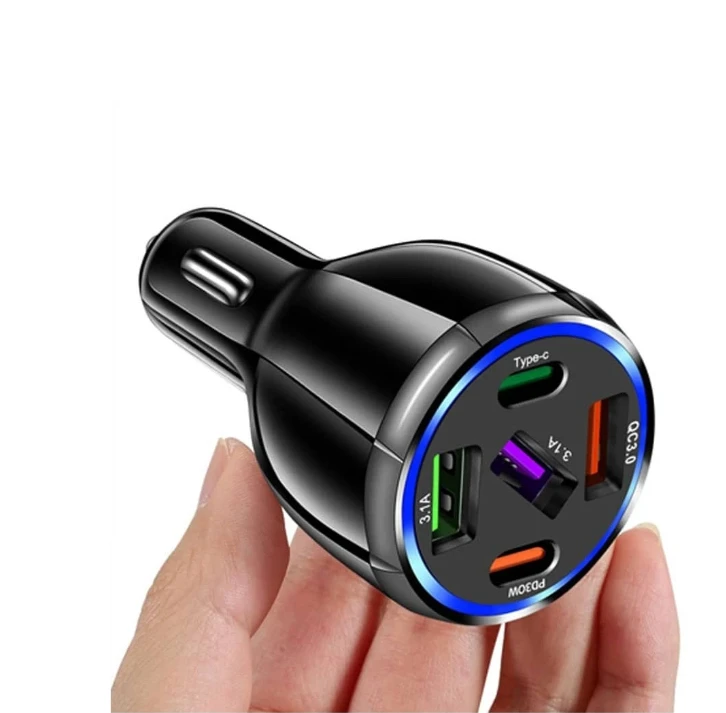 Car Charger, Mobile Phone Charger, 3USB & 2PD Car Charger, Fast Charging