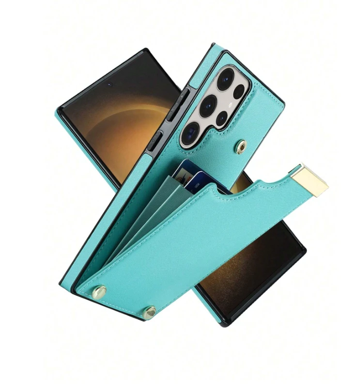 Compatible With Samsung Galaxy S20 S21 FE S22 Plus S23 Ultra Luxury Leather Phon